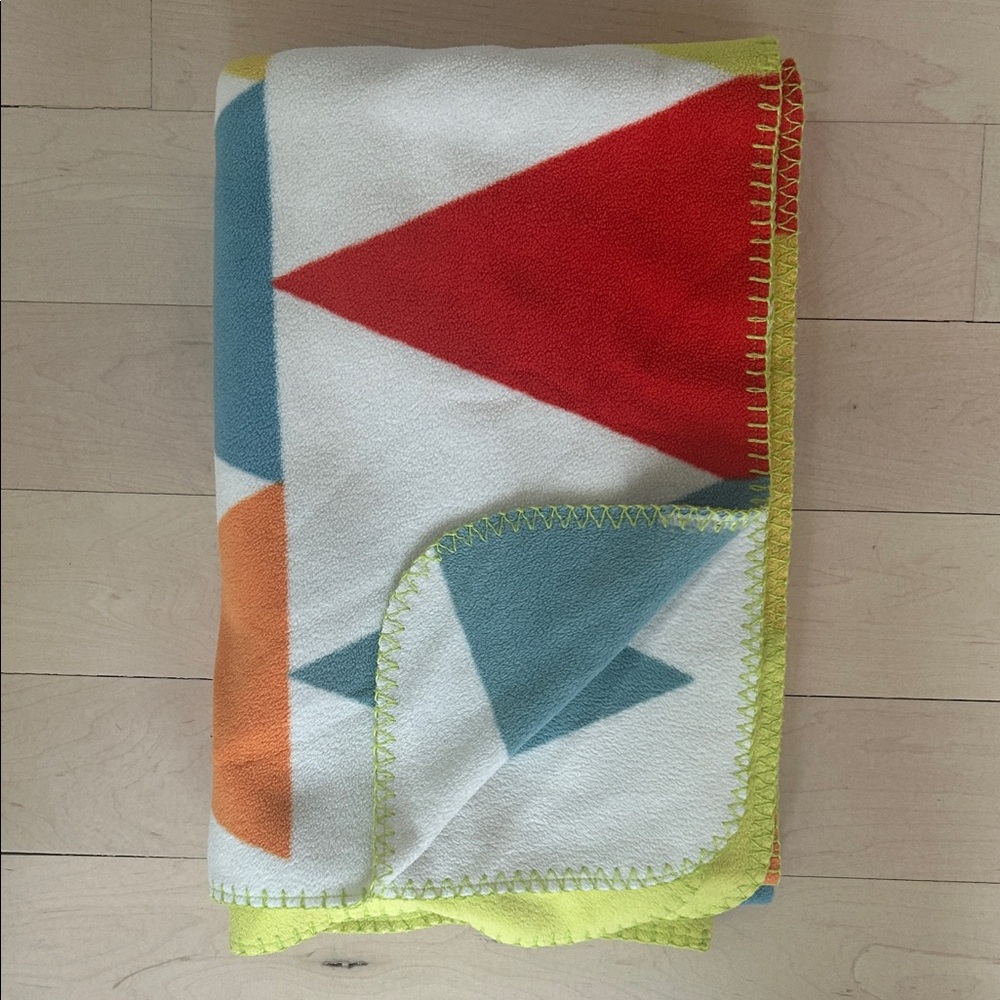 IKEA Colorful Geometric Pattern Blanket